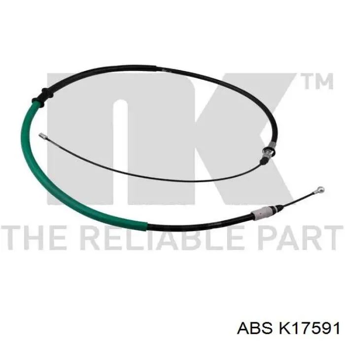 Трос ручного гальма задній, правий/лівий K17591 ABS