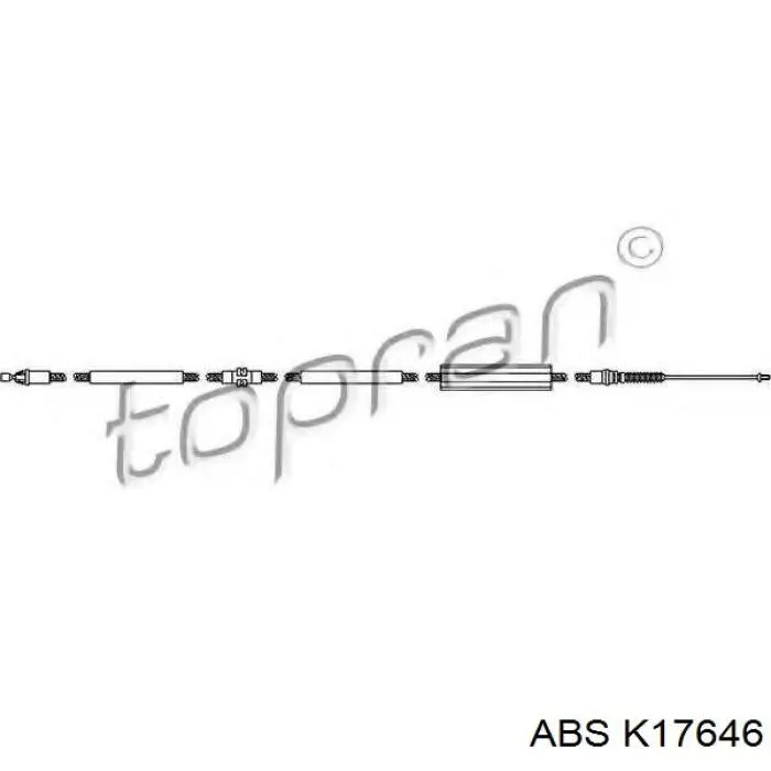 Гальмо стоянкове ABS K17646