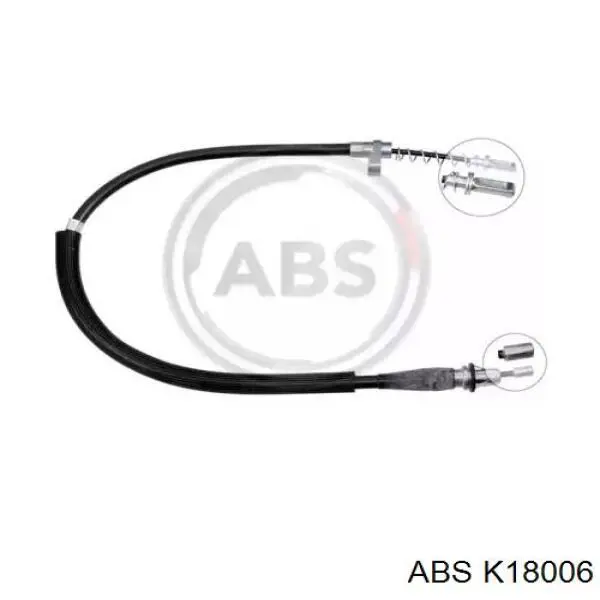 Купити 68066189AF Chrysler Трос ручного гальма задній, лівий