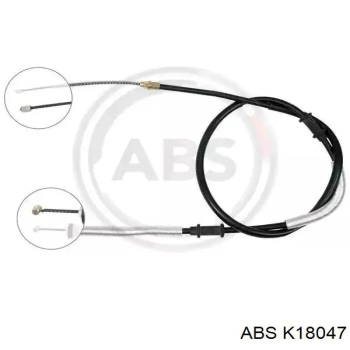 Купити K18047 ABS Трос ручного гальма задній, лівий