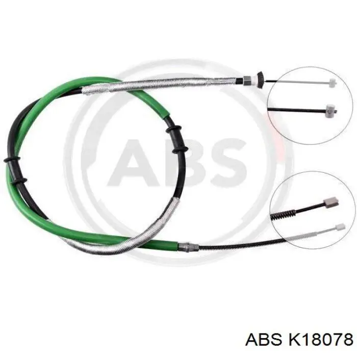 Купити K18078 ABS Трос ручного гальма задній, правий