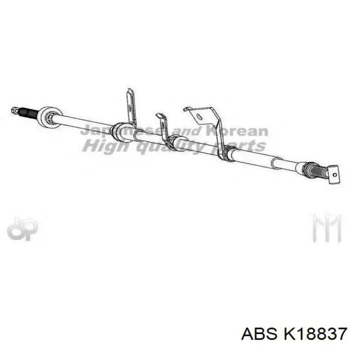 Трос ручного гальма задній, лівий ABE C78002ABE
