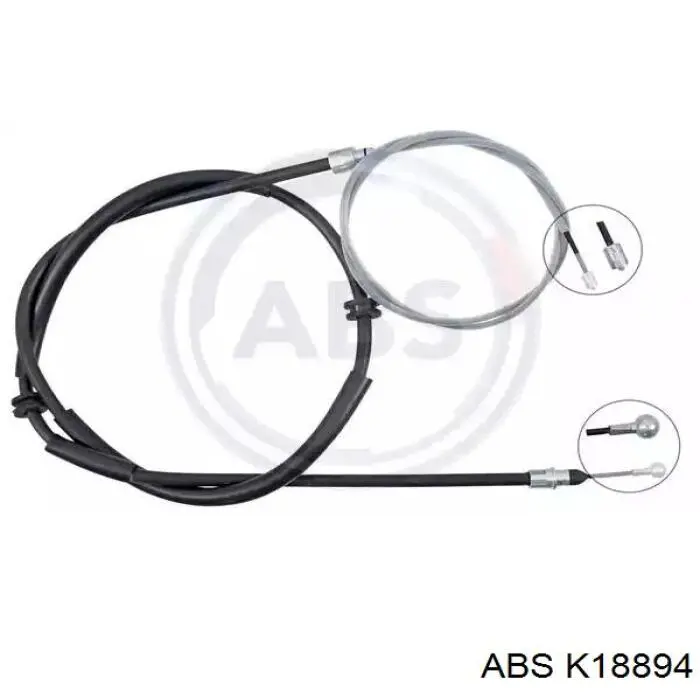 Трос ручного гальма задній, правий/лівий Febest 02100G15RA ціна, від 15.40 USD