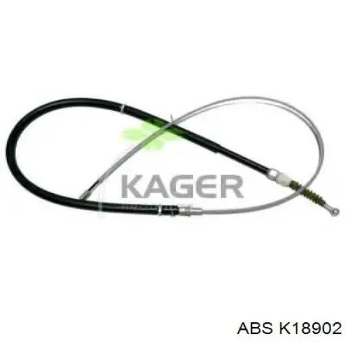 Трос ручного гальма задній, правий/лівий ABS K18902 ціна, від 11.20 USD