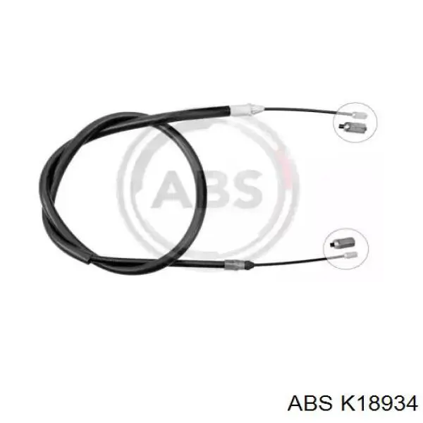 Трос стоянкового гальма задній правий ABS K18934 ціна, від 17.12 USD