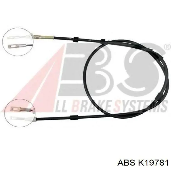 Трос ручного гальма передній A1634200285 Mercedes