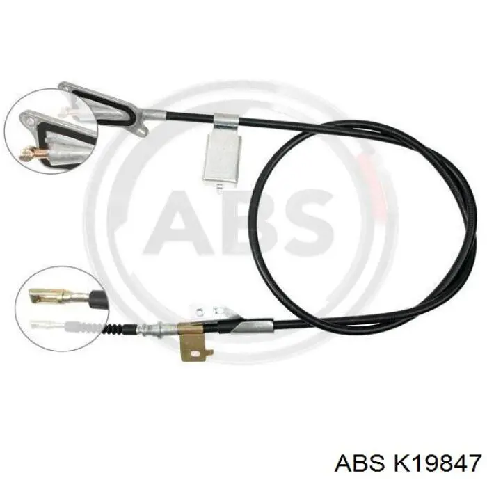 K19847 ABS Трос ручника задній лівий