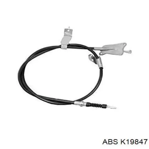 Трос стоянкового гальма задній лівий ABS K19847 ціна, від 19.45 USD