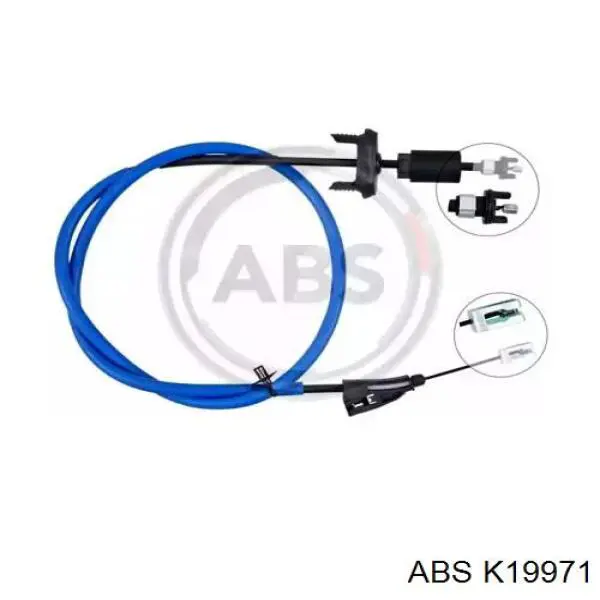 Купити K19971 ABS Трос ручного гальма передній
