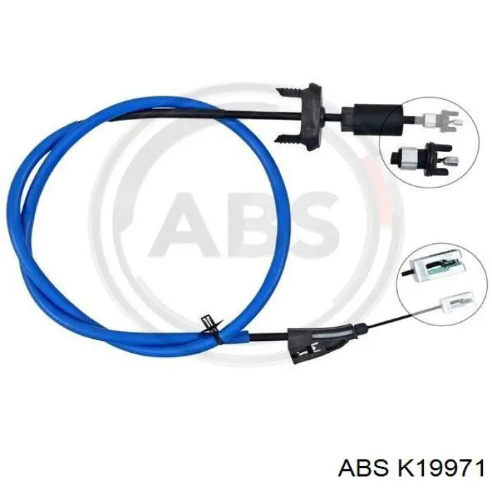 1987482799 Bosch Трос ручного гальма передній