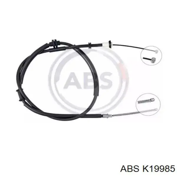 Купити 52042830 Fiat/Alfa/Lancia Трос ручного гальма задній, правий/лівий