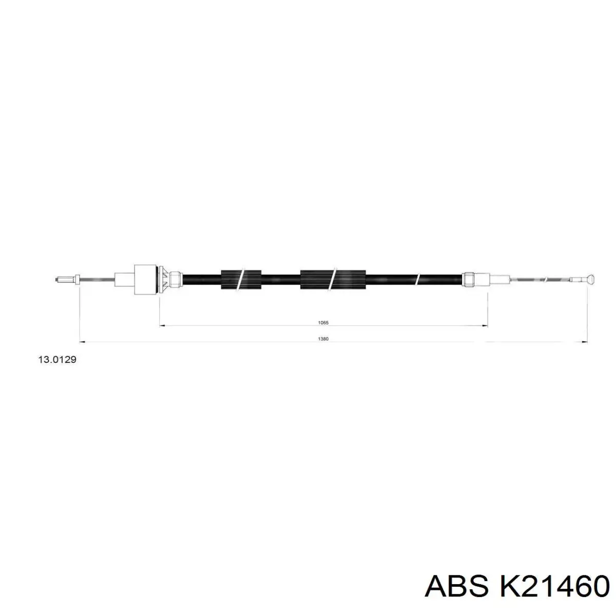 K21460 ABS трос зчеплення