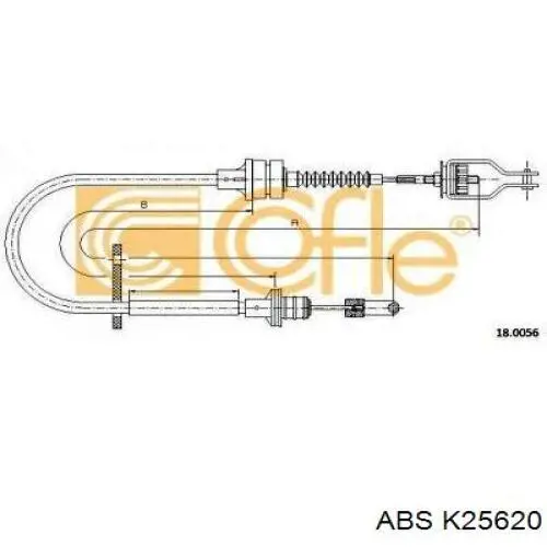 K25620 ABS Трос зчеплення