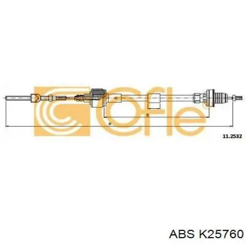 Трос зчеплення ABS K25760 ціна, від 6.03 USD