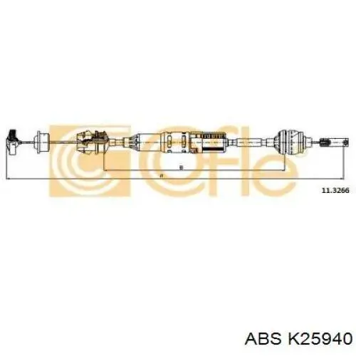 Трос зчеплення ABS K25940 ціна, від 24.05 USD