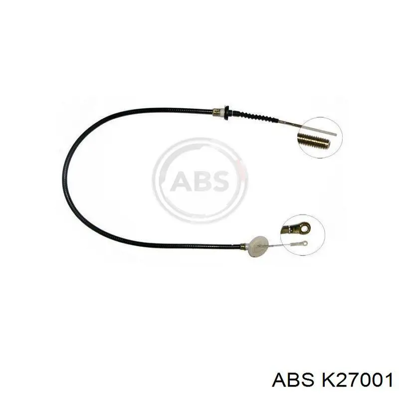 Трос зчеплення K27001 ABS