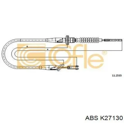 Трос зчеплення K27130 ABS