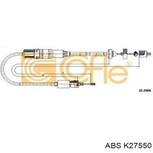 Купити 7700432383 Renault (RVI) Трос зчеплення