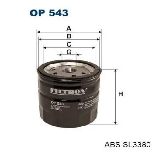 Купити SL3380 ABS Гальмівні шланги передні