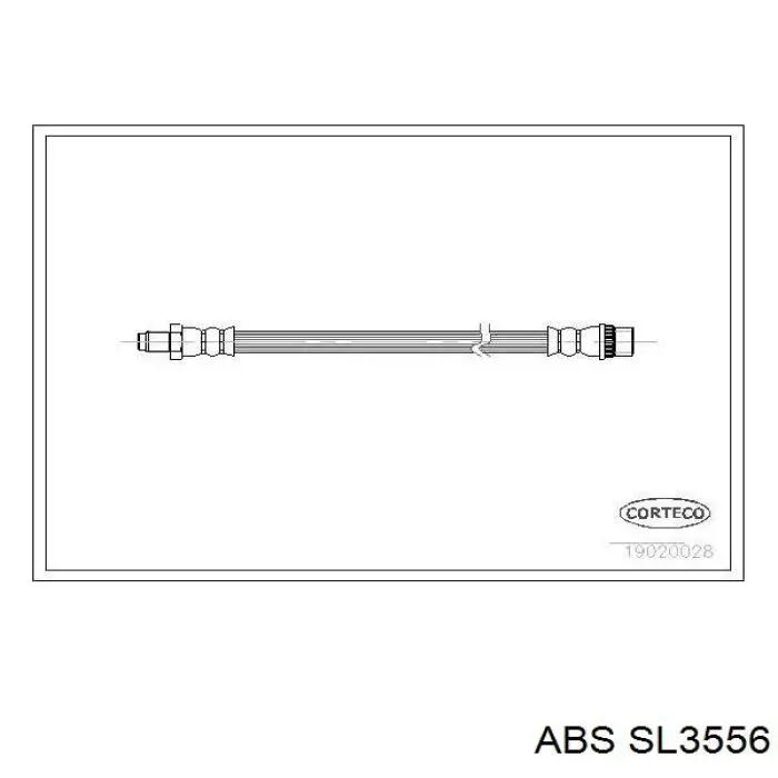 Гальмівні шланги передні SL3556 ABS