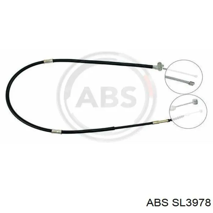 SL3978 ABS Шланг гальмівний задній