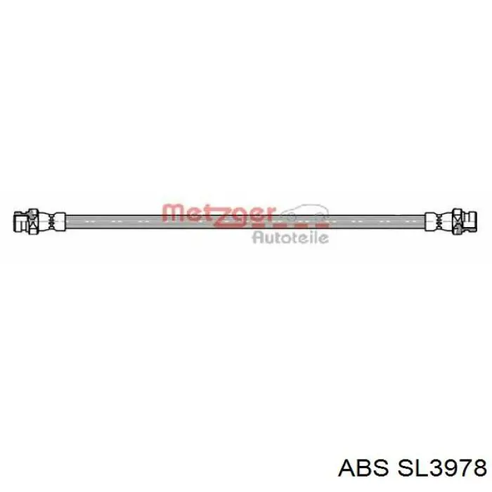 Купити SL3978 ABS Шланг гальмівний задній