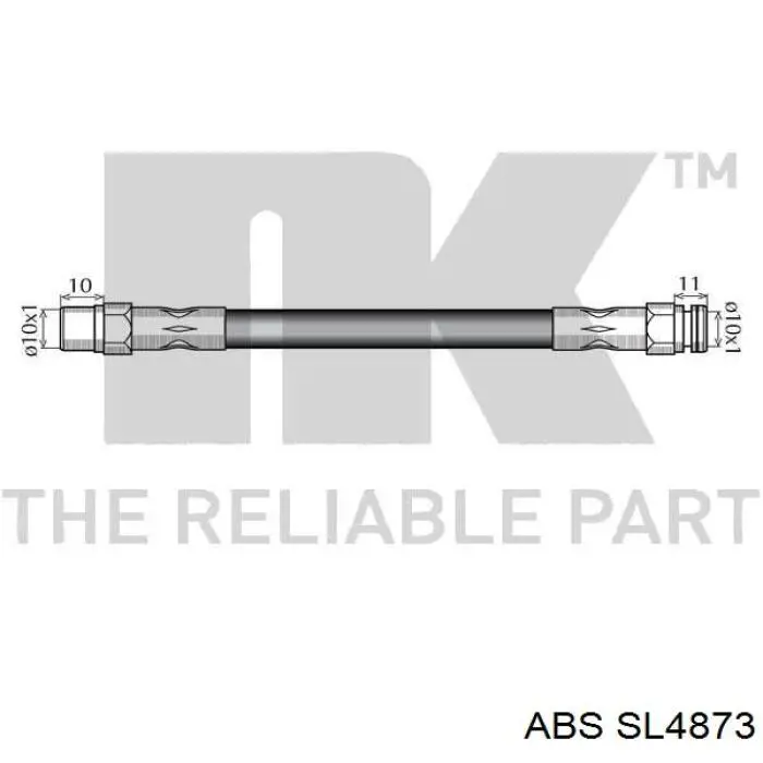 Шланг гальмівний задній SL4873 ABS