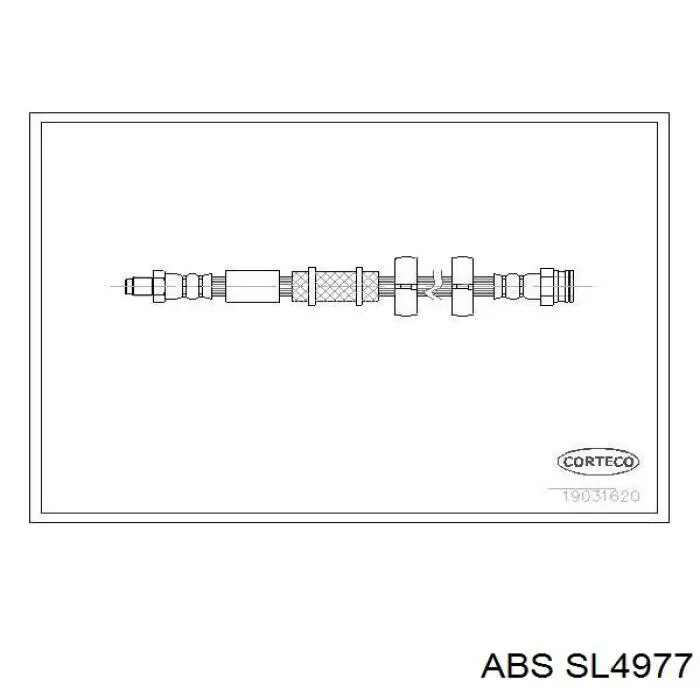 Шланг гальмівний передній SL4977 ABS