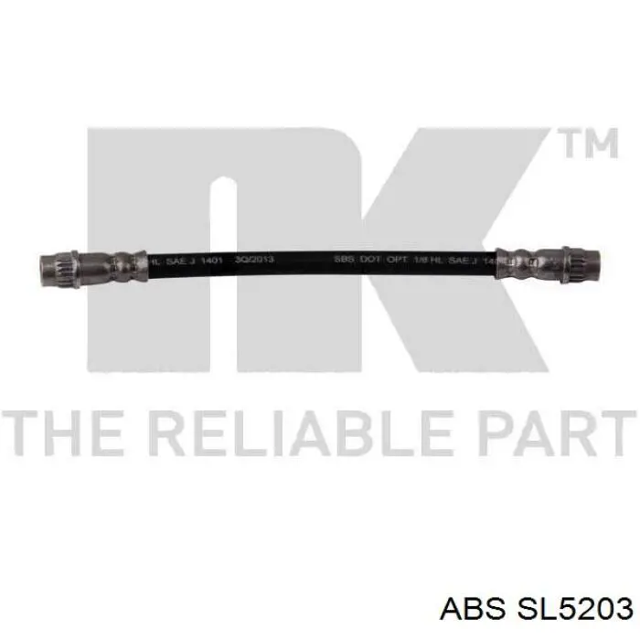 SL5203 ABS шланг гальмівний задній
