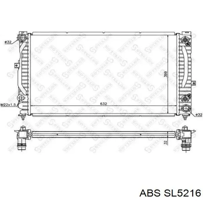 Гальмівні шланги передні SL5216 ABS