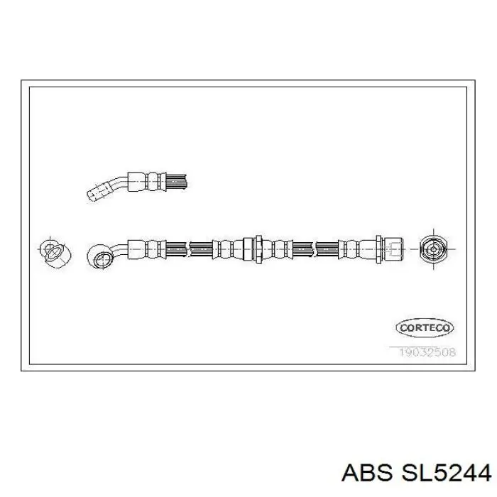Купити 59949 Quick Brake Шланг гальмівний задній, лівий