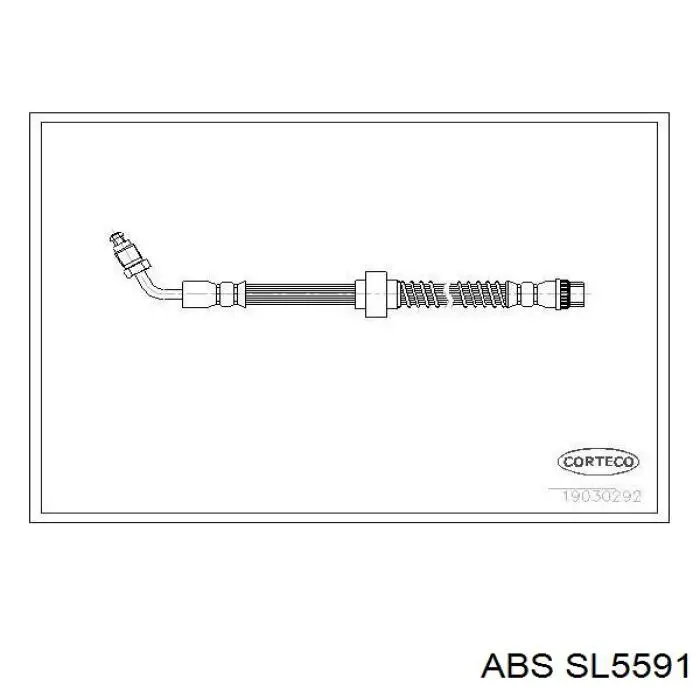 Купити SL5591 ABS Гальмівні шланги передні