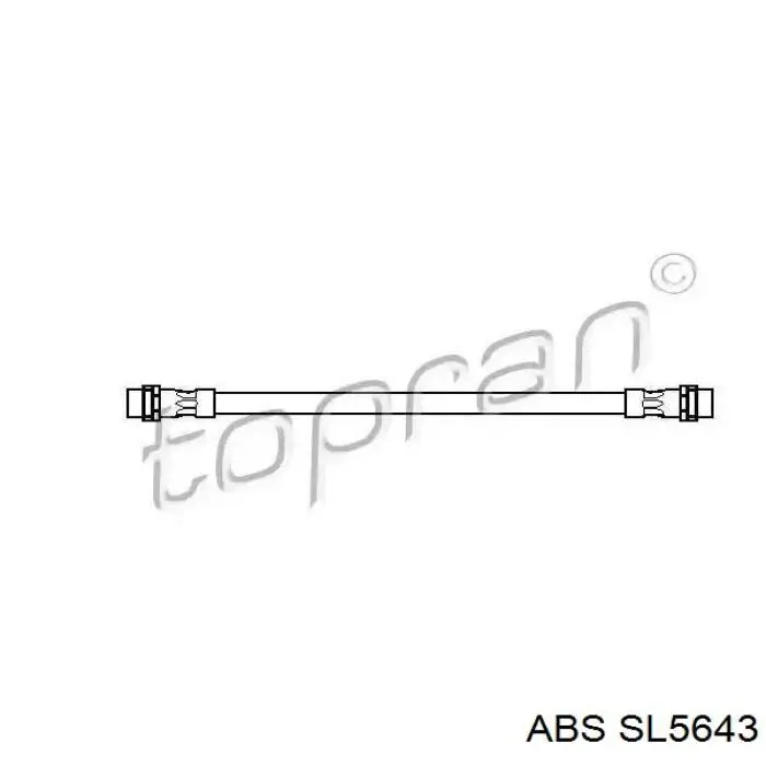 Шланг гальмівний задній SL5643 ABS