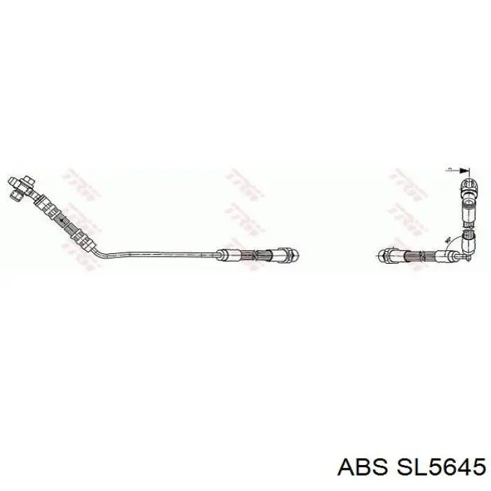 Купити SL5645 ABS Шланг гальмівний задній, лівий