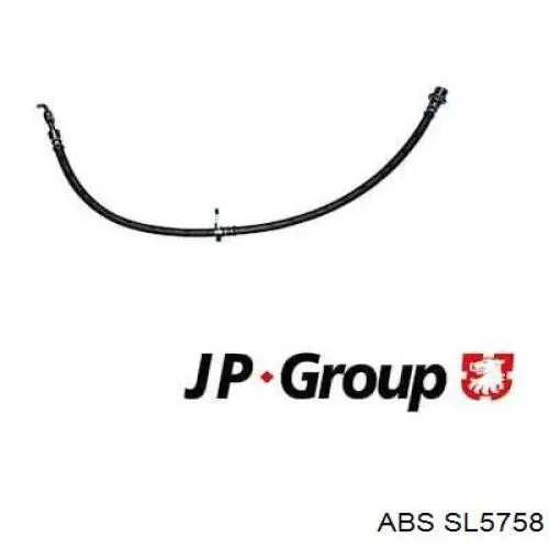 SL5758 ABS Шланг гальмівний передній, лівий