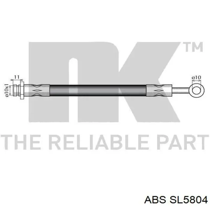 Купити SL5804 ABS Гальмівні шланги передні