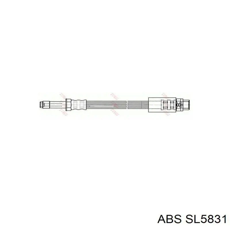 Шланг гальмівний задній SL5831 ABS
