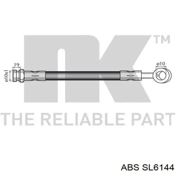 Шланг гальмівний передній, правий SL6144 ABS