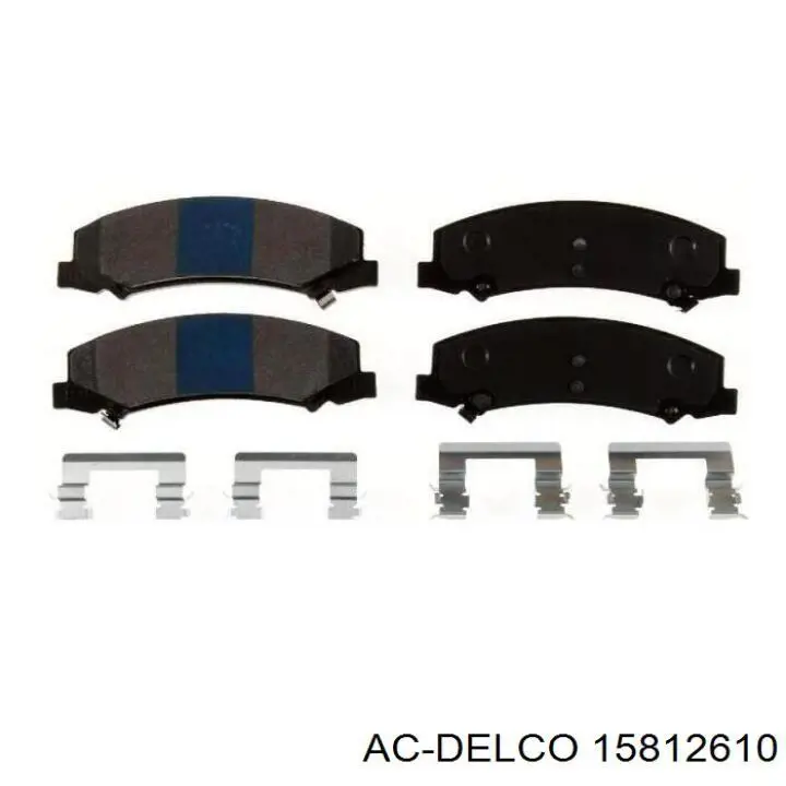 15270292 AC Delco колодки гальмівні передні, дискові