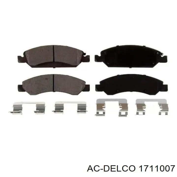 14D1367ACH AC Delco колодки гальмівні передні, дискові