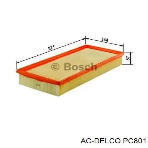 Фільтр повітряний PC801 AC Delco