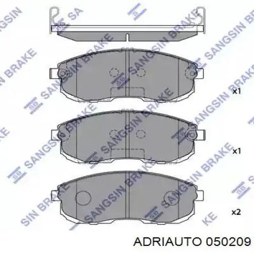 Трос ручного гальма задній, правий/лівий Adriauto 050209 ціна, від 6.60 USD