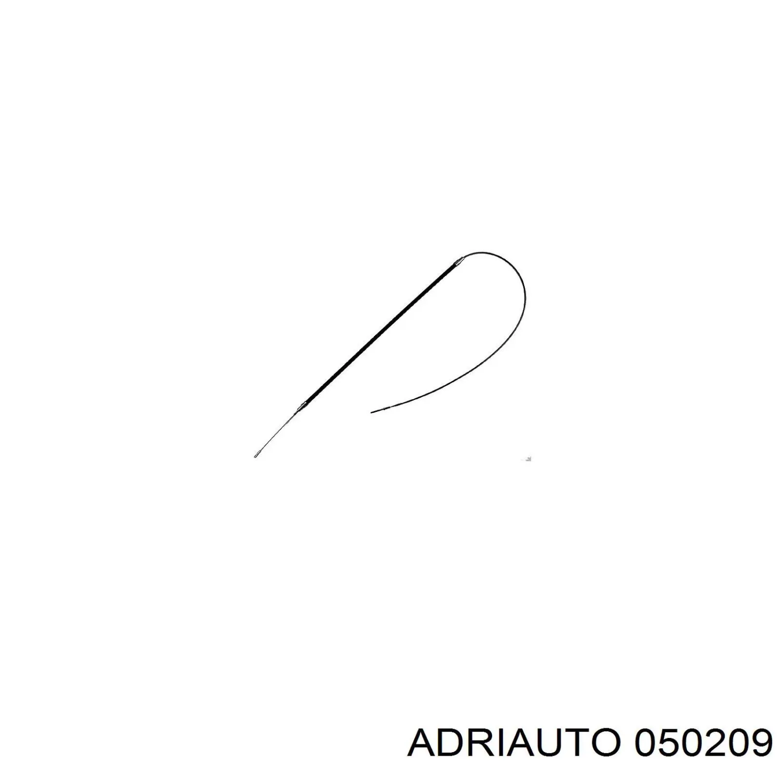 050209 Adriauto трос ручного гальма задній, правий/лівий