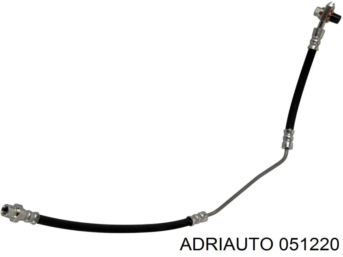 051220 Adriauto шланг гальмівний задній, лівий