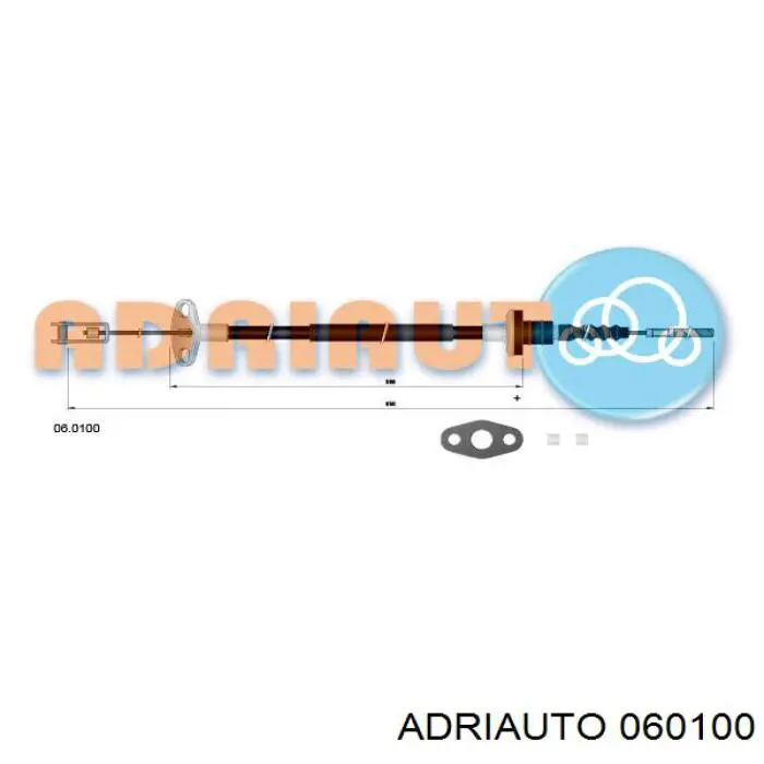 Трос зчеплення Adriauto 060100 ціна, від 7.15 USD