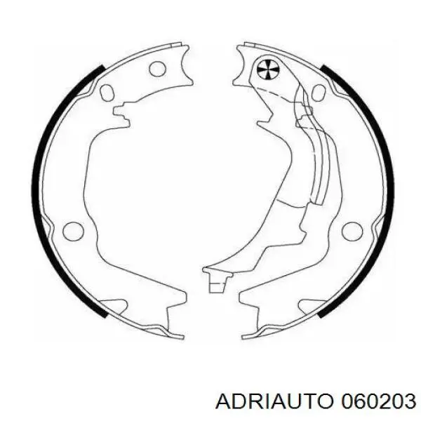 Трос стоянкового гальма задній лівий Adriauto 060203 ціна, від 13.12 USD