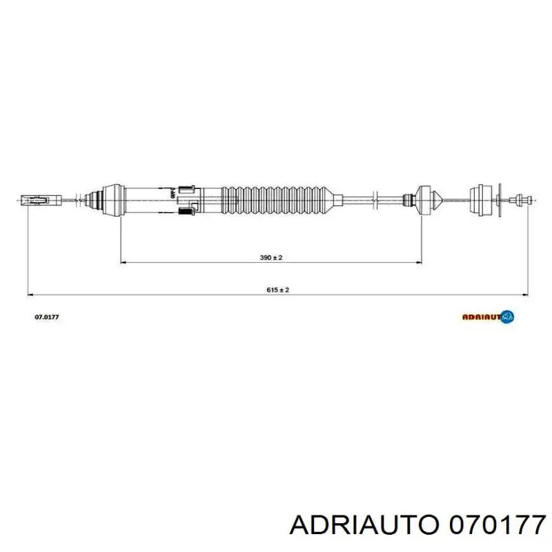 Купити 070177 Adriauto Трос зчеплення