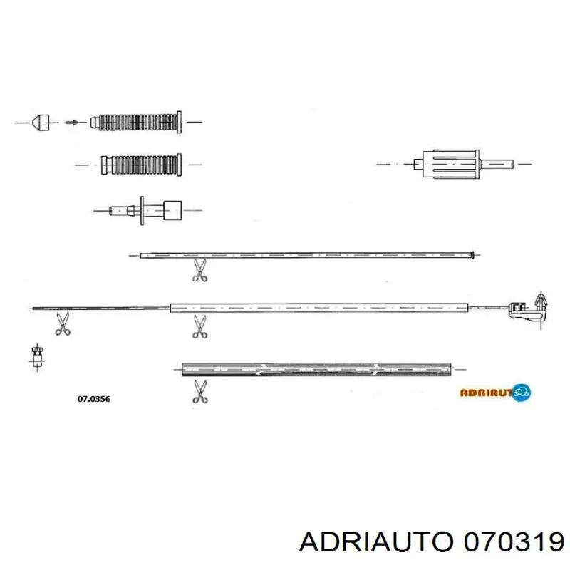 Купити 070319 Adriauto Трос газу