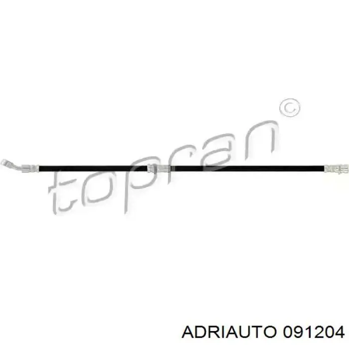 091204 Adriauto шланг гальмівний задній