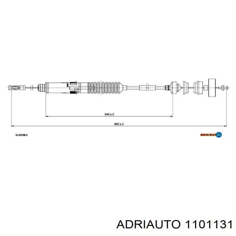 Купити 1101131 Adriauto Трос зчеплення